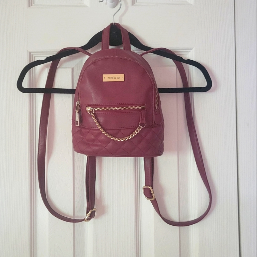 Bebe Ruby Red Mini Backpack - image 1